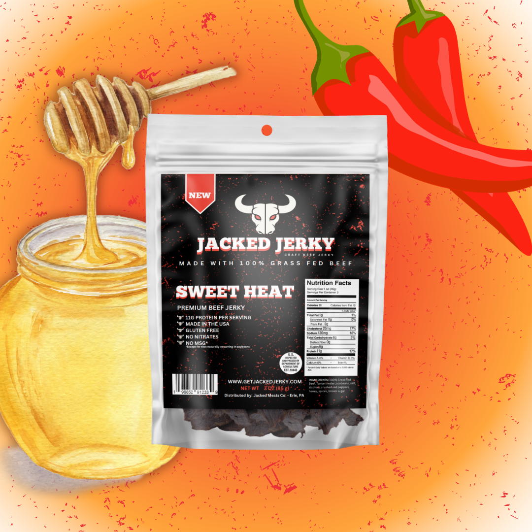 Jacked Jerky - Made With 100% Grass-Fed Beef