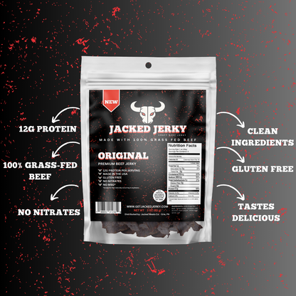 Jacked Jerky - Made With 100% Grass-Fed Beef